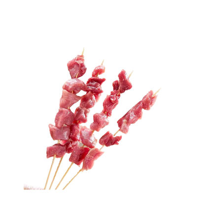 गैर स्टिक BBQ बांस की छड़ें बिना कोटेड बांस के ग्रिलिंग स्केवर्स स्वच्छ और सुविधाजनक