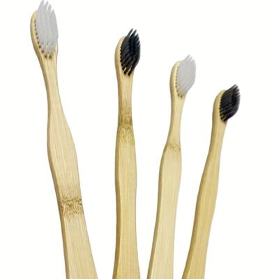 Natural Handle Soft Bristles Bamboo Toothbrush Biodegradable Eco Friendly Adult Children Portable ToothBrush
