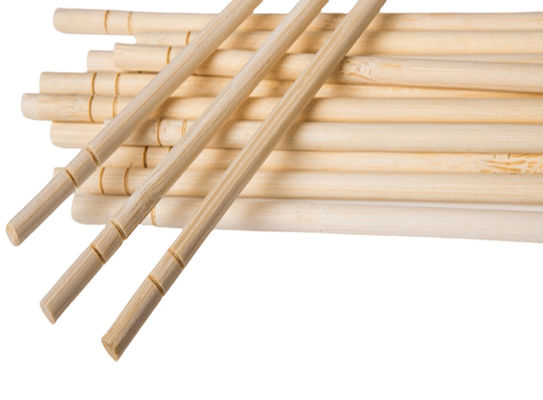 ओपीपी पैकेज के साथ घरेलू/रेस्तरां/होटल के लिए प्राकृतिक बांस डिस्पोजेबल गोल चॉपस्टिक