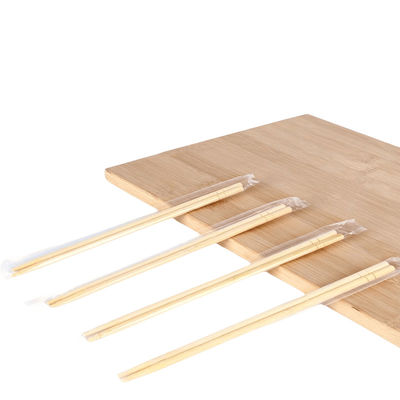 प्राकृतिक बांस की एक बार में इस्तेमाल होने वाली गोल चॉपस्टिक और ओपीपी पैकेज घरेलू/रेस्तरां/होटल फ्लैटवेयर प्रकार की चॉपस्टिक के लिए